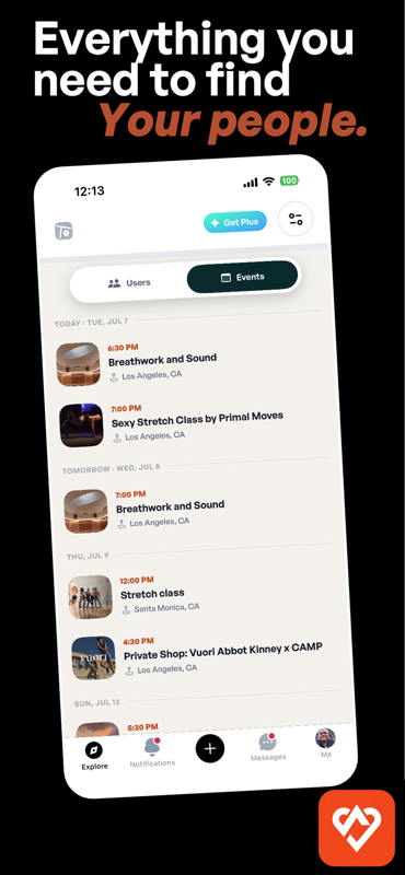 Everything you need to find your people. Pace events list for Los Angeles